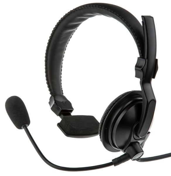 Headset with microphone